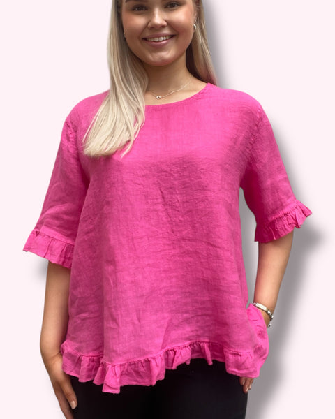 Pellavapaita Isabella fuksia