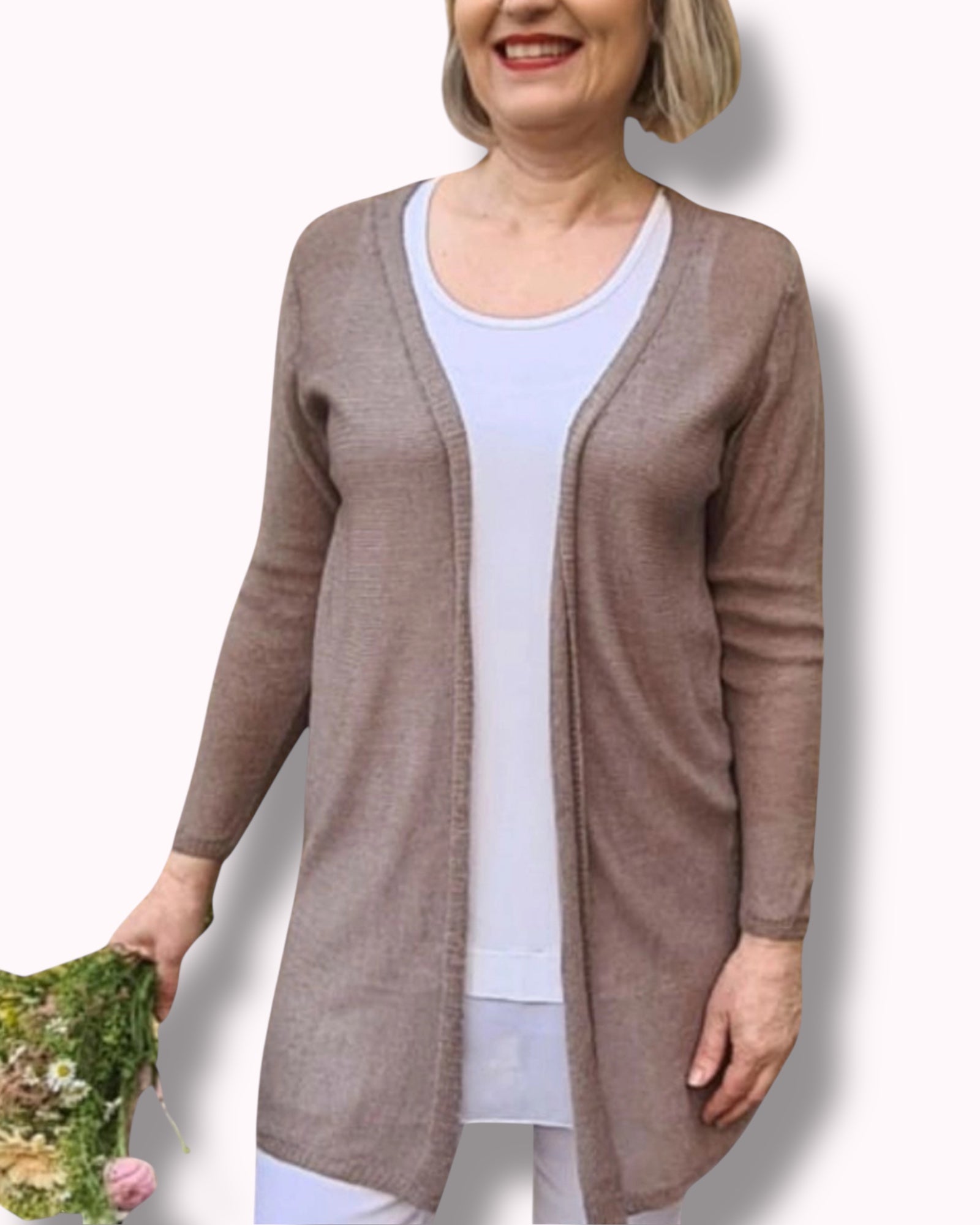 Heittotakki taupe