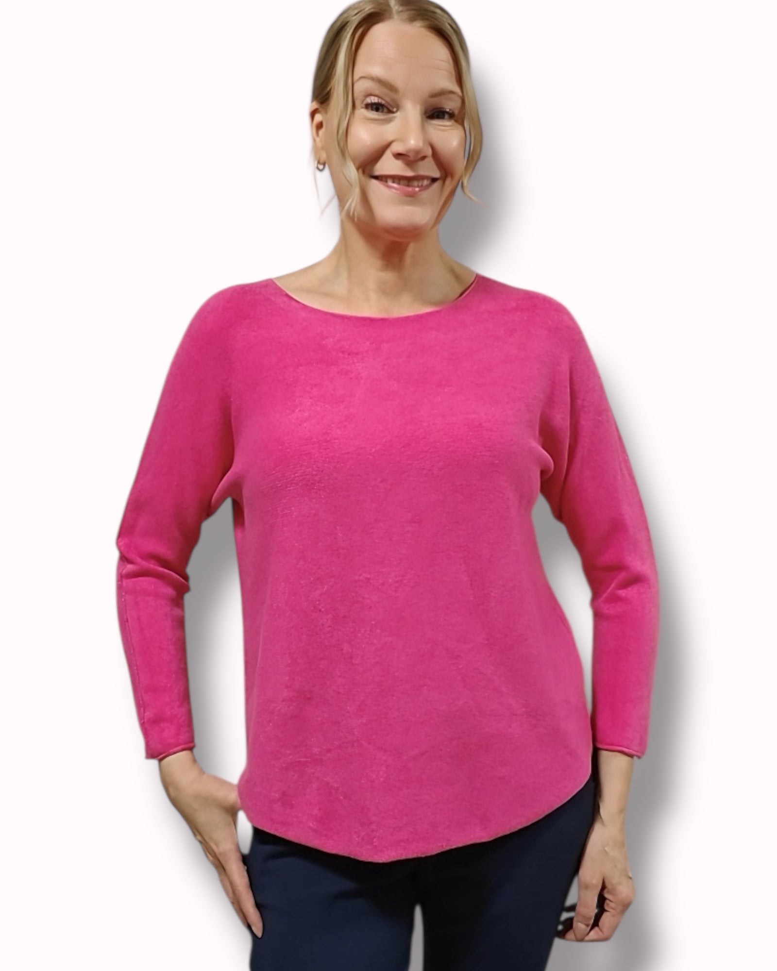 Basic neule fuksia
