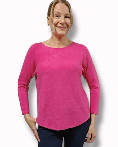 Basic neule fuksia