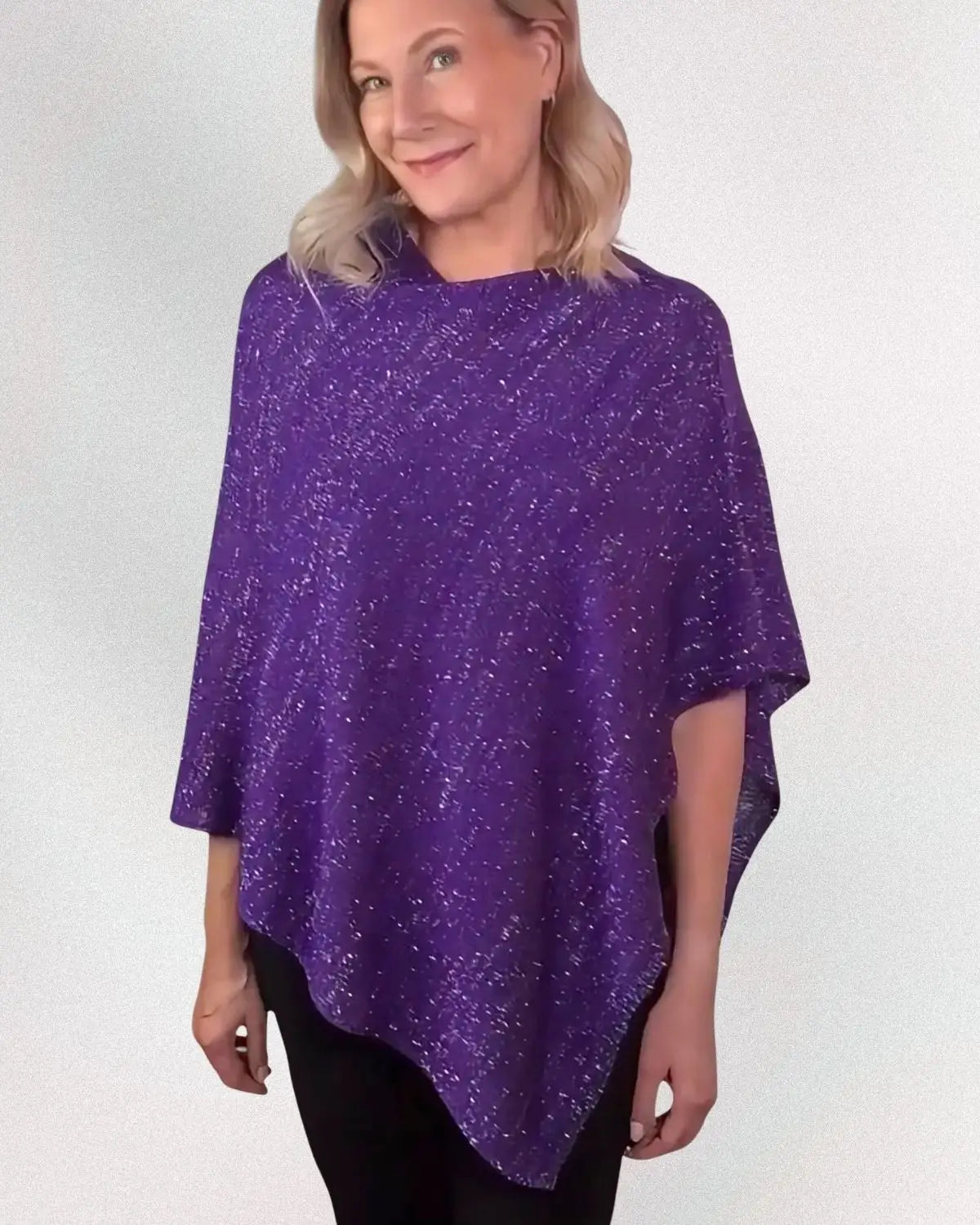 Kimalleponcho liila - Liila - Poncho