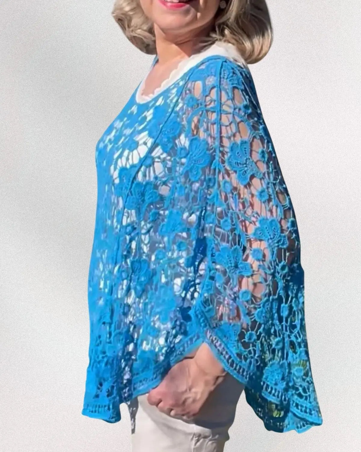 Pitsiponcho turkoosi - Turkoosi - Poncho