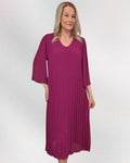 Plise mekko mauve - Mauve - Mekko