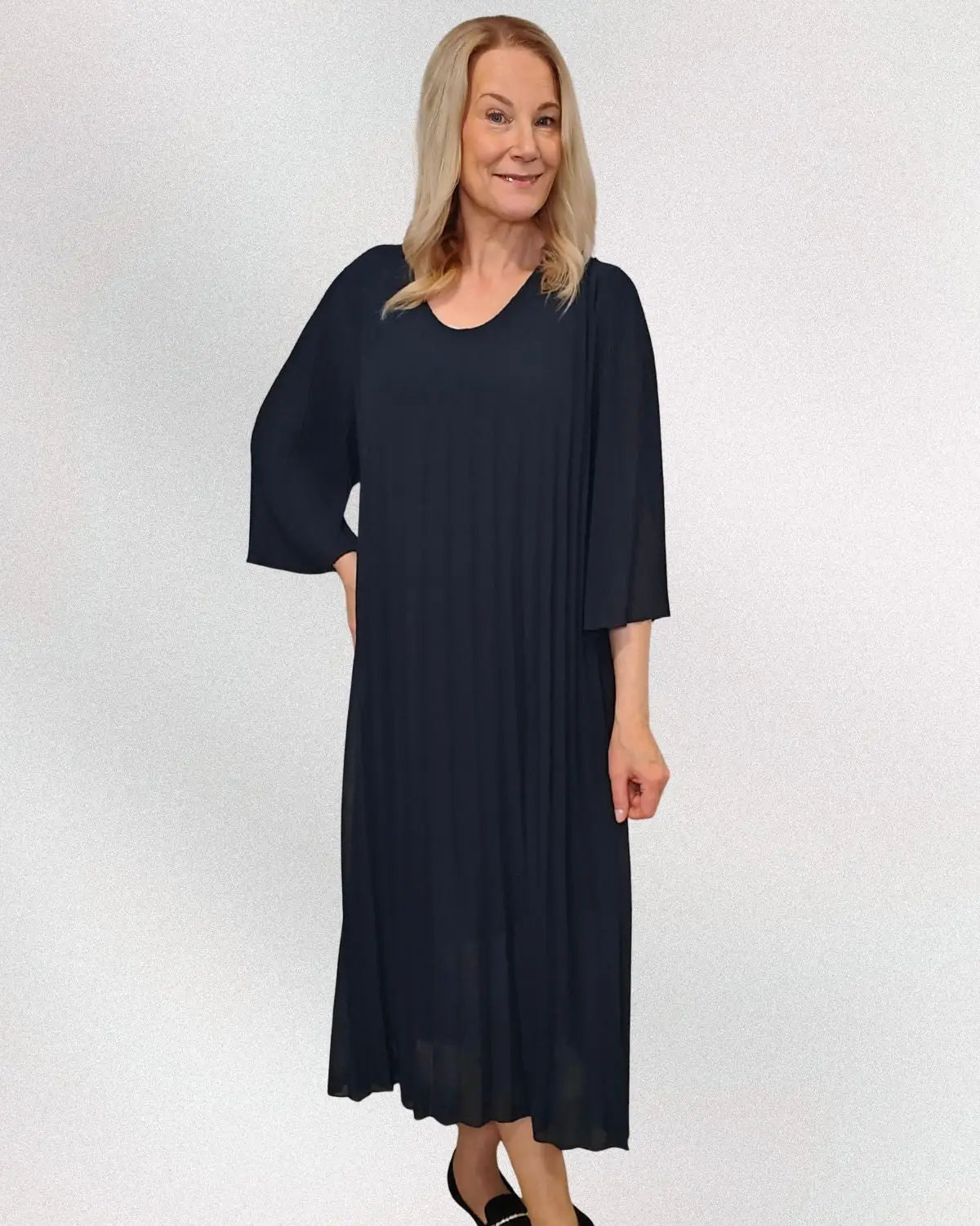Plise mekko navy - Navy - Mekko