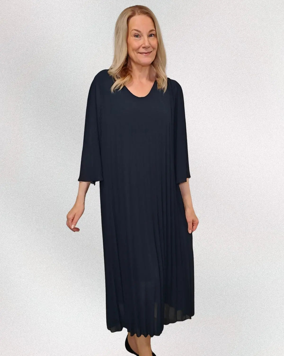 Plise mekko navy - Navy - Mekko