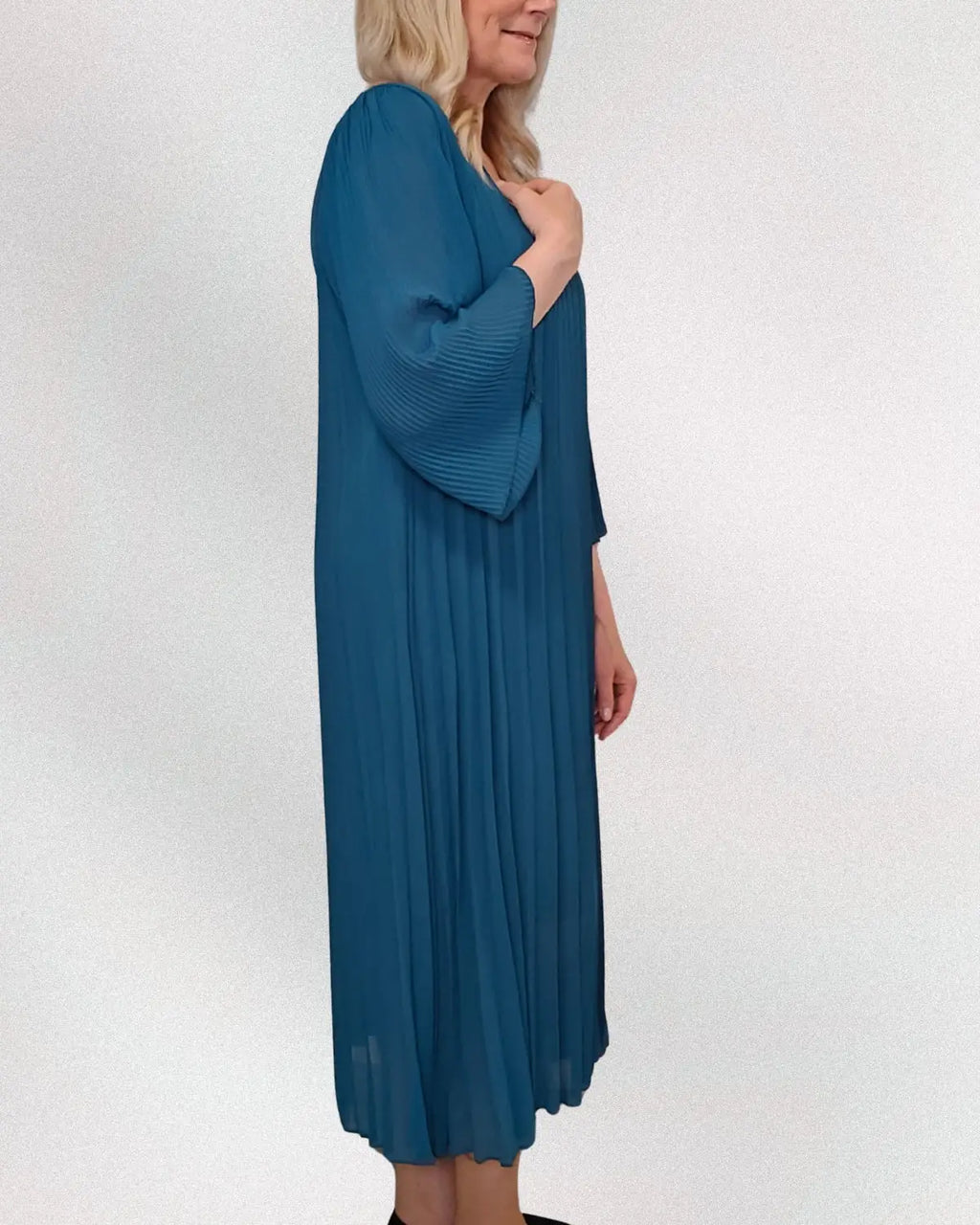Plise mekko teal - Teal - Mekko