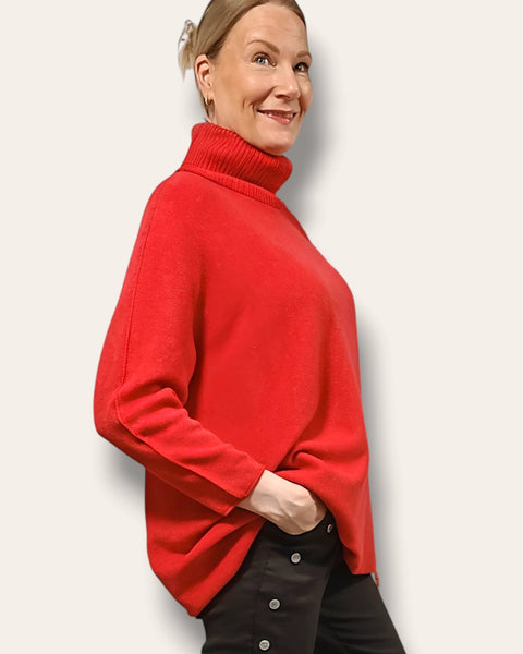 Turtle neule punainen