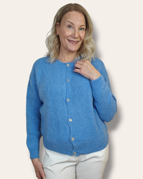 Alpakkatakki sininen