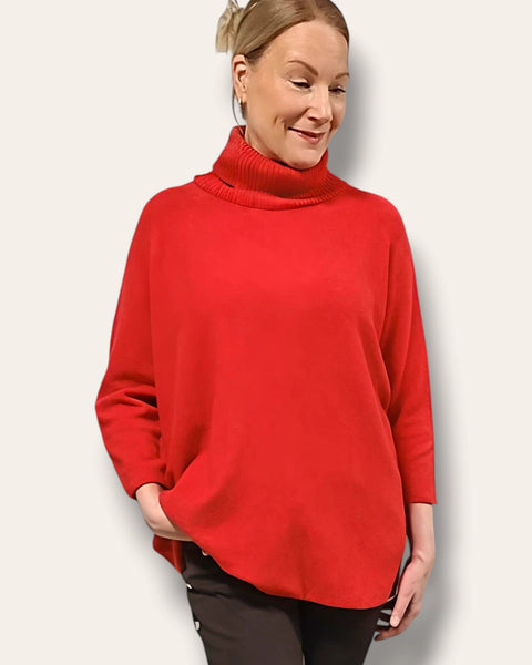 Turtle neule punainen