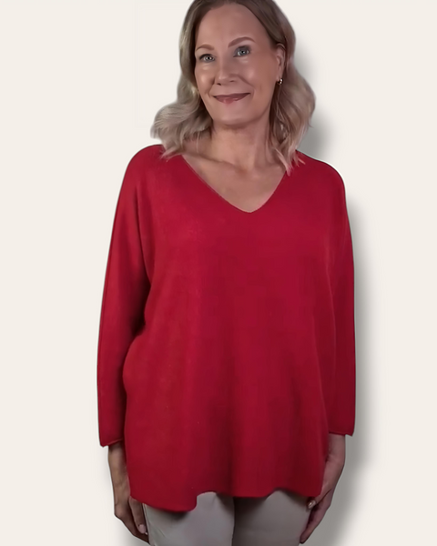 Basic neule plus punainen