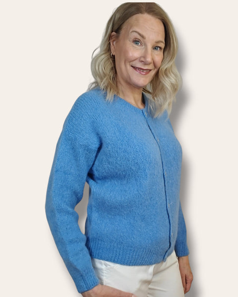 Alpakkatakki sininen