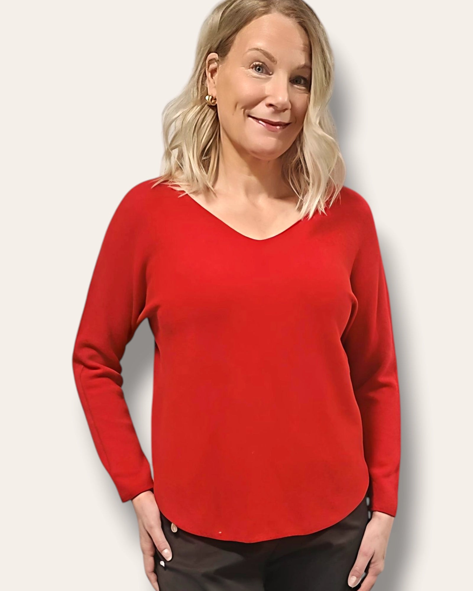 Basic neule punainen