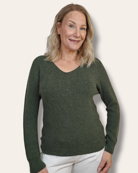 Baby alpakka neule khaki