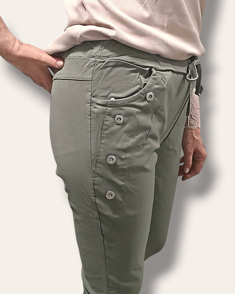 Nappihousut khaki