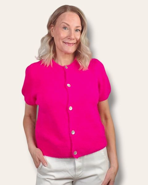 Alpakkatakki l.hiha fuksia