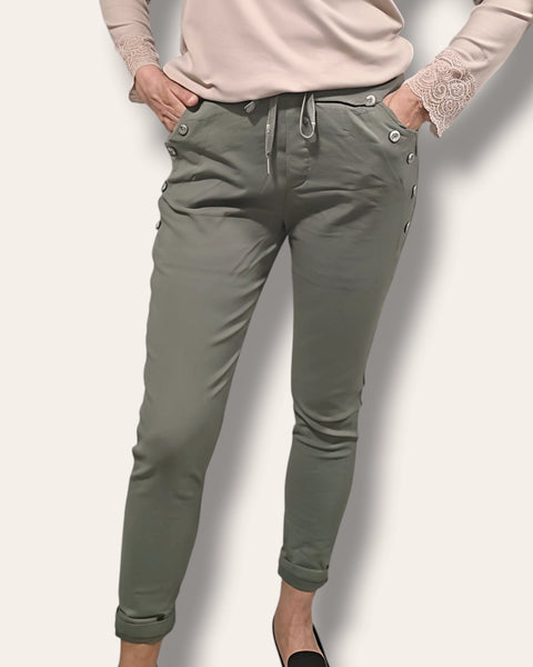 Nappihousut khaki