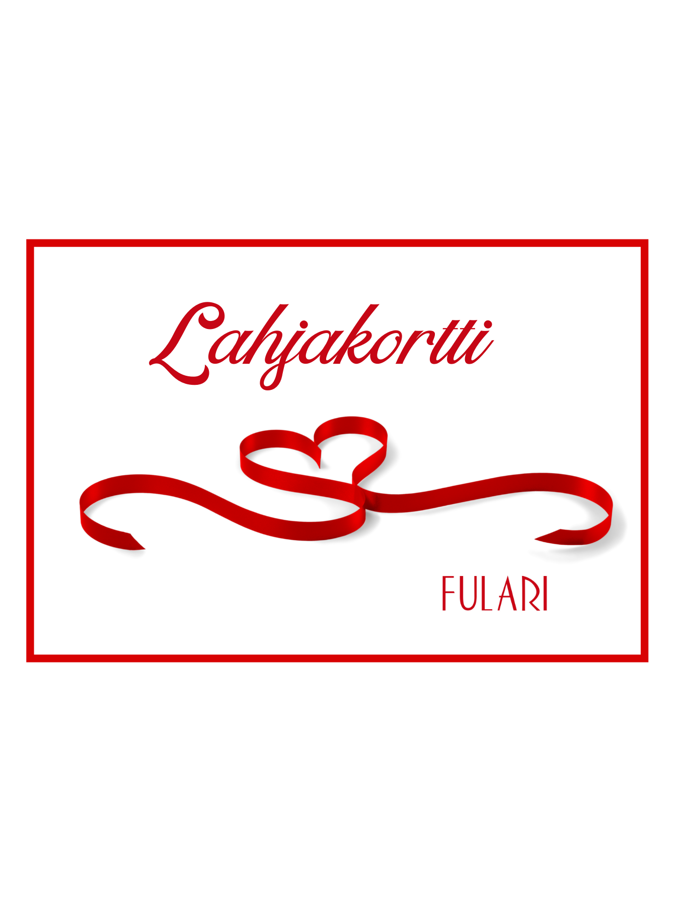 Lahjakortti
